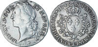 France Écu au bandeau Coin, Louis XV, Tours, Silver -