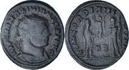 Fraction Æ Coin, Maximianus, Cyzicus, Bronze, RIC:16b -