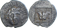 Hemidrachm Coin, Islands off Caria, Rhodes, Silver -
