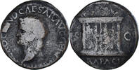 As Coin, Nero, Lugdunum, Rare, Bronze, RIC:461 -