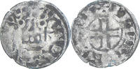 France Denier Tournois Coin, Philip II, Saint-Martin de Tours -