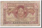France 5 Francs Banknote, Undated, Fayette:VF29.1, KM:M6a -