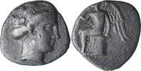 Triobol Coin, Bruttium, Terina, Silver, HN -