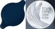 France 5 Francs Coin, Tour Eiffel, Monnaie de Paris, BE -
