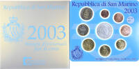 San Marino Set 1 ct. - 5 Euro Série Divisionnelle, Coin card.FDC -