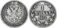 Finland Markka Alexander II, Helsinki, Silver, KM:3.1 -