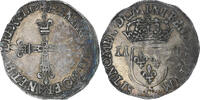 France 1/4 Ecu Henri III, Saint-Lô, Silver, Gadoury:494 -