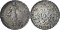 France 50 Centimes Semeuse, Paris, Silver, KM:854 -