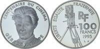 France 100 Francs Gérard Philipe, Paris, Proof / BE, Silver -