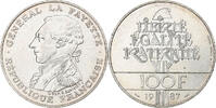 France 100 Francs Lafayette, Paris, Silver, Gadoury:902, KM:962 -