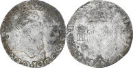 France 1/2 teston à la tête couronnée Henri II, Paris, Very rare -