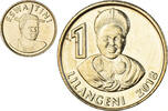 Eswatini Lilangeni Coin, Swaziland, ESWATINI., Aluminum-Bronze -