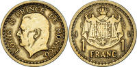 Monaco Franc Coin, Undated (1943), Poissy, Cupro-Aluminium -
