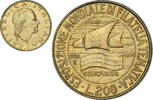 Italy 200 Lire Coin, Rome, Aluminum-Bronze, KM:151 -