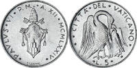 VATICAN CITY 5 Lire Coin, Paul VI, Aluminum, KM:118 -