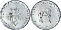 VATICAN CITY 2 Lire Coin, Paul VI, Aluminum, KM:117 -