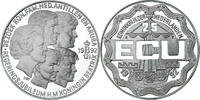 Netherlands 25 Ecu Coin, Beatrix, Utrecht, BE, Silver -