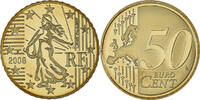 France 50 Euro Cent Paris, BE, Brass, KM:1412 -