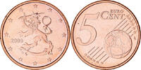 Finland 5 Euro Cent Vantaa, Copper Plated Steel, KM:100 -