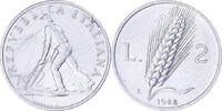 Italy 2 Lire Coin, Rome, Aluminum, KM:88 -