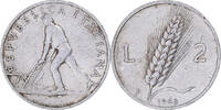 Italy 2 Lire Coin, Rome, Aluminum, KM:88 -