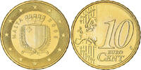 Malta 10 Euro Cent Paris, Brass, KM:128 -