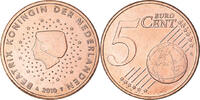 Netherlands 5 Euro Cent Utrecht, Copper Plated Steel, KM:236 -