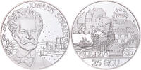 Austria 25 Ecu Coin, Strauss.BE, Silver, KM:23 -