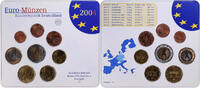 Germany 1 Cent to 2 Euro Stuttgart, Set Euro -