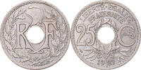 France 25 Centimes Coin, Lindauer, Paris, Copper-nickel -