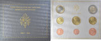 Vatican 1 Cent to 2 Euro euro set, Rome, Benoit XVI -