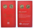 Australia Set Coin, Set 2 monnaies .Year of the Rabbit.BU -