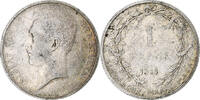 Belgium Franc Coin, Silver, KM:72 -