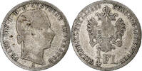Austria 1/4 Florin Coin, Franz Joseph I, Vienne, Silver -