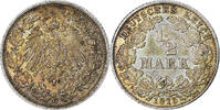 GERMANY - EMPIRE 1/2 Mark Karlsruhe, Silver, KM:17 -