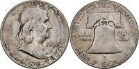 United States Half Dollar Franklin Half Dollar, Denver, Silver -