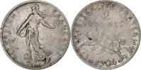 France 2 Francs Semeuse, Paris, Silver, Gadoury:532, Le -