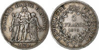 France 5 Francs Hercule, Bordeaux, Silver, Gadoury:745a, Le -