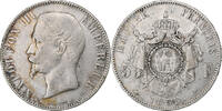 France 5 Francs Napoleon III, Napoléon III, Paris, Silver -