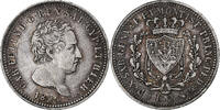 ITALIAN STATES 2 Lire SARDINIA, Carlo Felice, Torino, Silver -