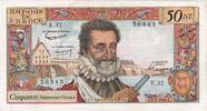 France 50 Nouveaux Francs 1959 Henri IV, 1959-03-05, E.31 AU(50-53)