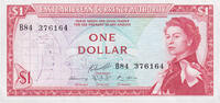 East Caribbean States 1 Dollar Banknote, KM:13f -