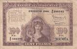 New Caledonia 100 Francs Banknote, Undated (1942), KM:46b -