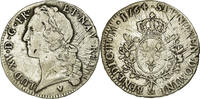 France Ecu Coin, Louis XV, Écu au bandeau, Aix, Silver -