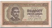 Serbia 50 Dinara Banknote, 1942-05-01, KM:29 -