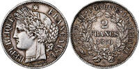 France 2 Francs Cérès, Paris, Silver, KM:817.1 -