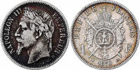 France Franc Napoleon III, Napoléon III, Strasbourg, Silver -