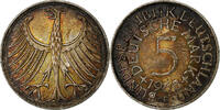 GERMANY - FEDERAL REPUBLIC 5 Mark Stuttgart, Silver, KM:112.1 -