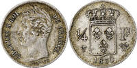 France 1/4 Franc Charles X, Lille, Silver, KM:722.12 -