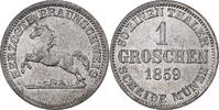 German States Groschen Georg V, Silver, KM:115 -